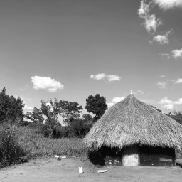 Clay Brick Fixed to Solid Rock